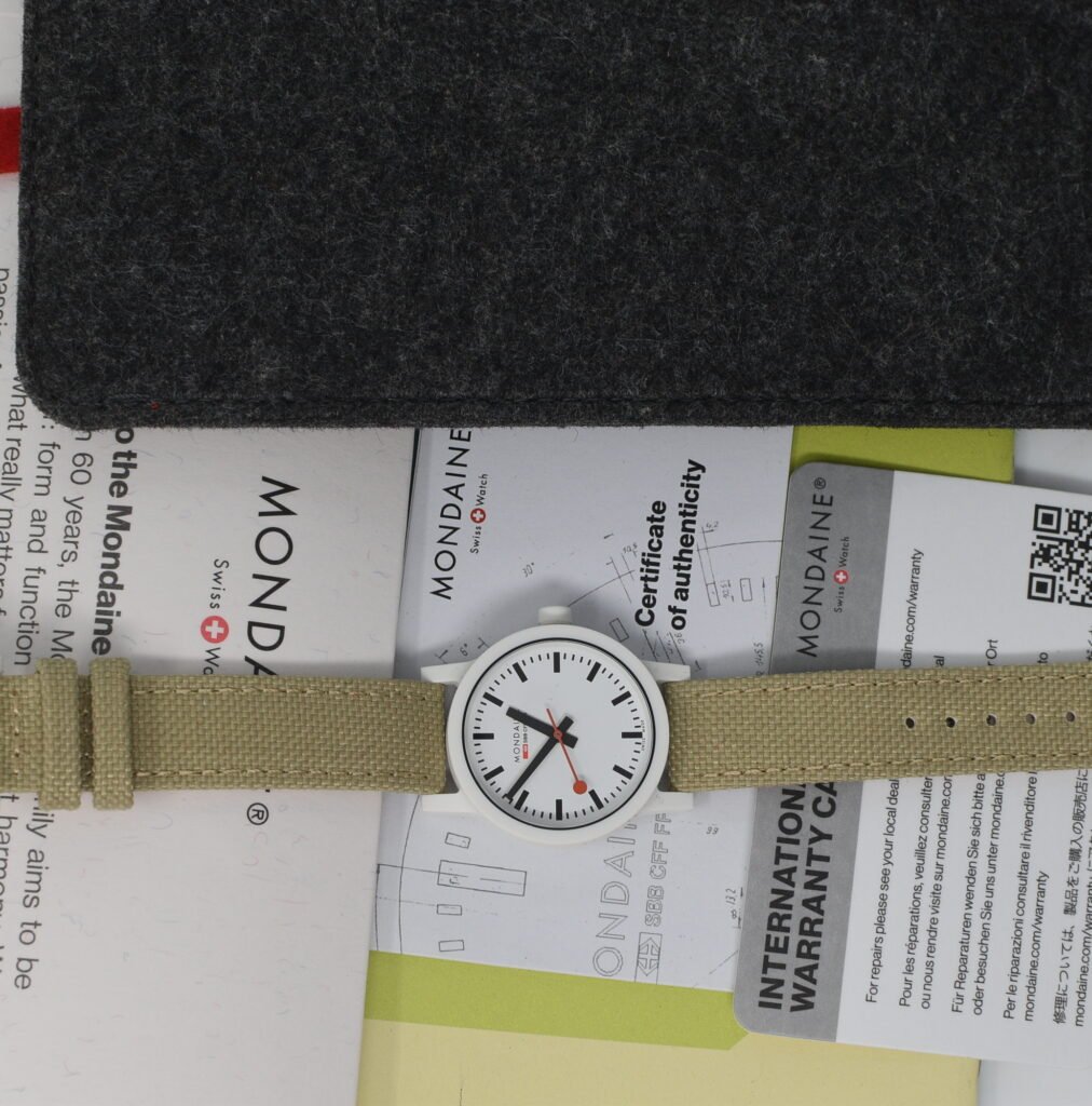 Mondaine Essence Quartz White Dial Ladies Watch MS1.32110.LS -
