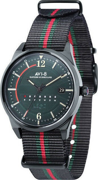 AVI 8 Mens Analogue Japanese Quartz Watch with Nylon Strap AV 4044 03